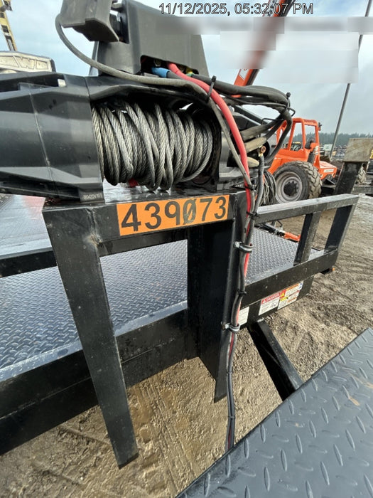 2024 TEXAS PRIDE TRAILERS 21' Lowboy Gravity Tilt Bed 14K Bumper Pull Trailer