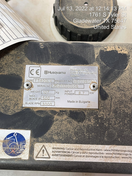 2021 HUSQVARNA FS400