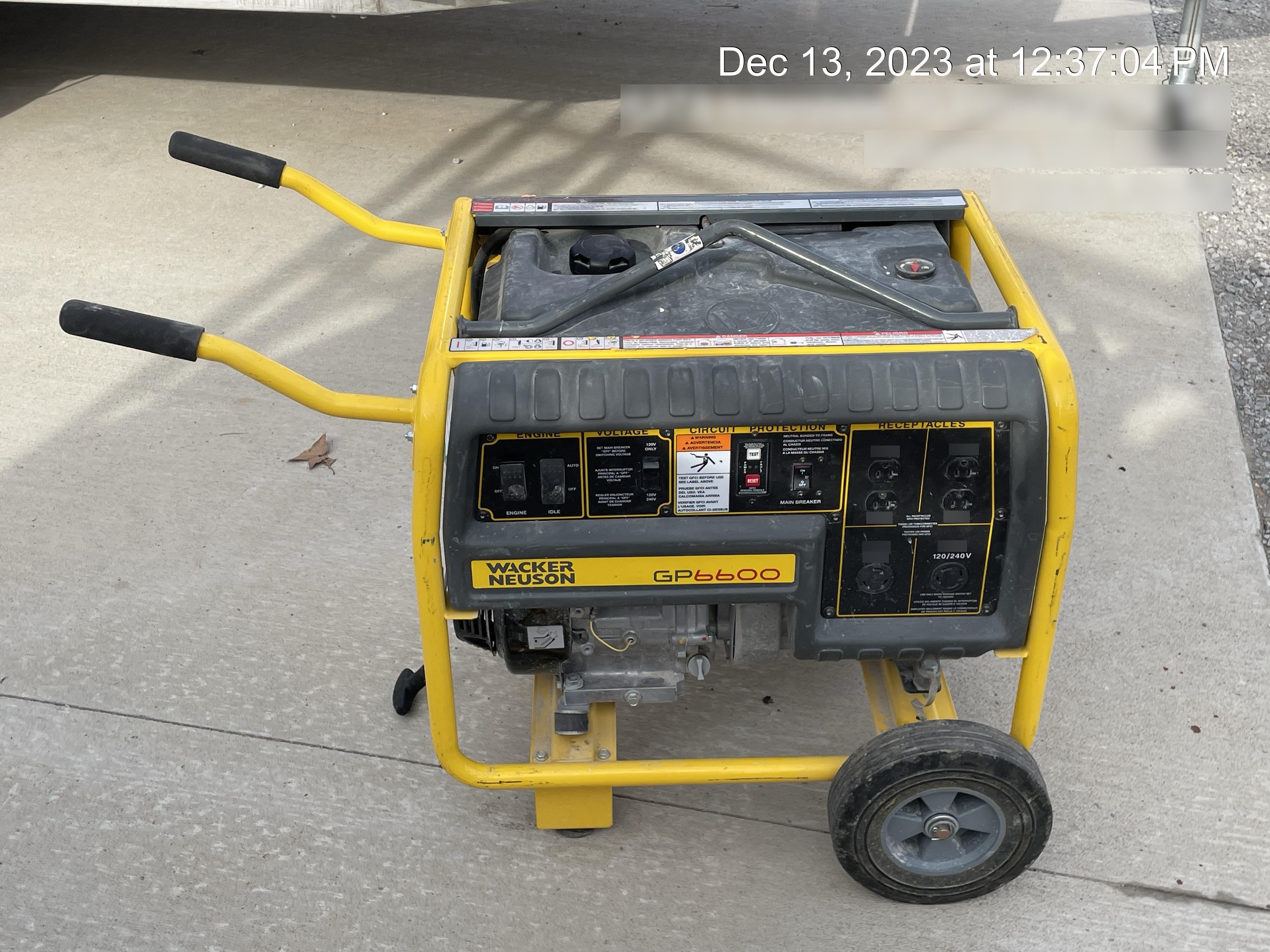 2018 WACKER NEUSON GP6600A