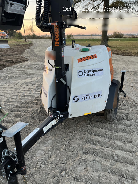 2023 Generac MLT2 Diesel, Flex Switch 120V Input, Powerzone Controller, 
(4) 320W LED Lights, 4kW Generator, 39.9 Gal Fuel Tank, 2" Ball, T3