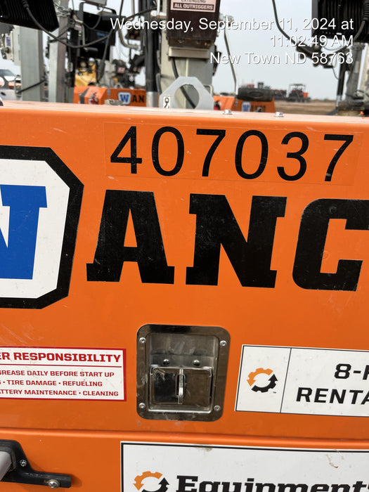 2024 Wanco WLTT-4MM4K Diesel, Deep Sea Controller, Shore Power Plug, Auto Start, (4) 350W LED Floodlights, 4kW Generator, 60 Gal Fuel Tank, 2" Ball, T3