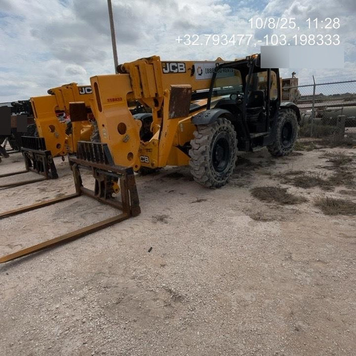 2020 JCB 510-56 Canopy, Solid Tires, Work Lights, Beacon, Aux Hydraulics, Back up Alarm, Lifting Eye, ES Decals
