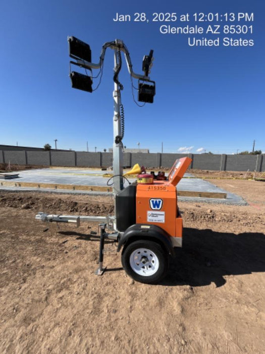 2024 Wanco WLTT-4MM4K Diesel, Deep Sea Controller, Shore Power Plug, Auto Start, (4) 350W LED Floodlights, 4kW Generator, 60 Gal Fuel Tank, 2" Ball, T3