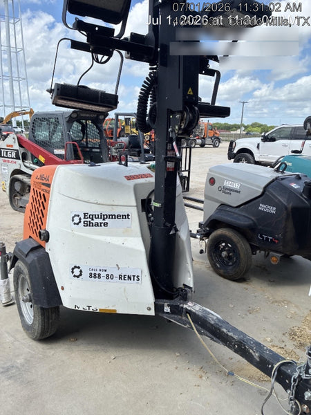 2024 Generac MLT2 Diesel, Flex Switch 120V Input, Powerzone Controller, 
(4) 320W LED Lights, 4kW Generator, 39.9 Gal Fuel Tank, 2" Ball, T3