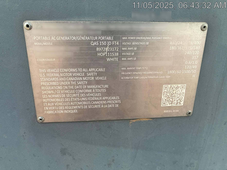 2020 ATLAS COPCO QAS150