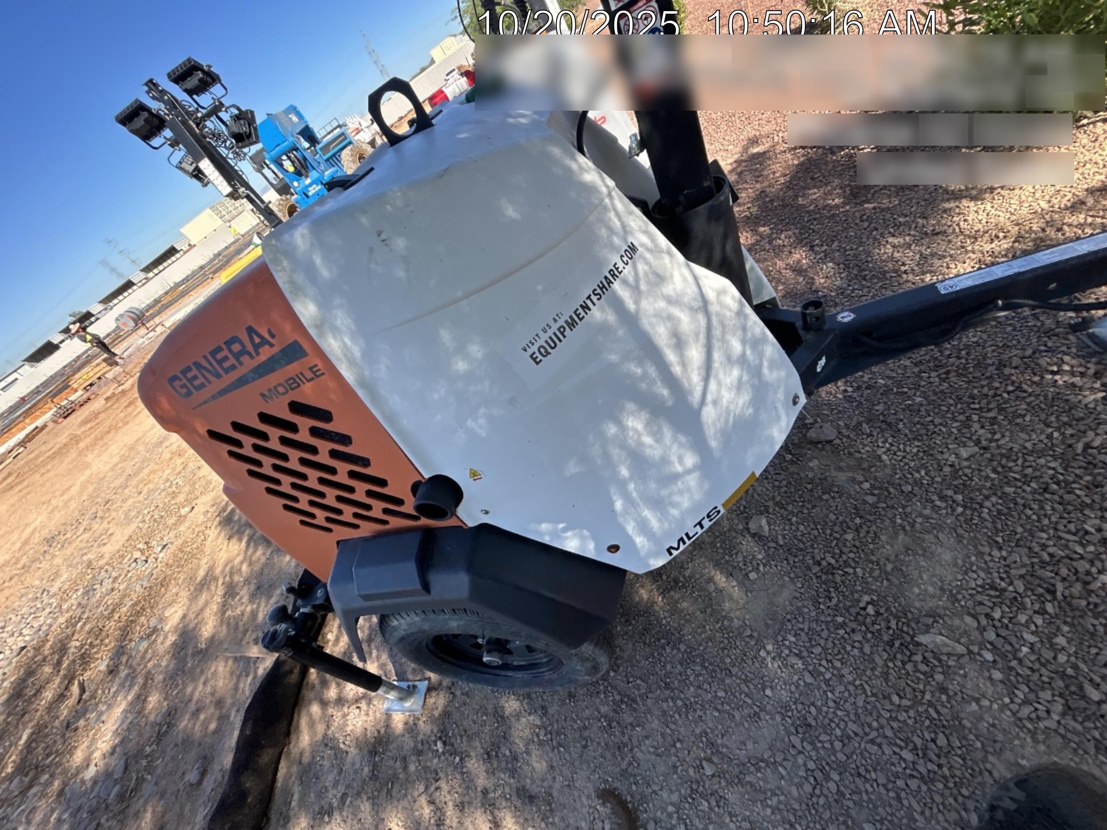 2023 Generac MLT2 Diesel, Flex Switch 120V Input, Powerzone Controller, 
(4) 320W LED Lights, 4kW Generator, 39.9 Gal Fuel Tank, 2" Ball, T3