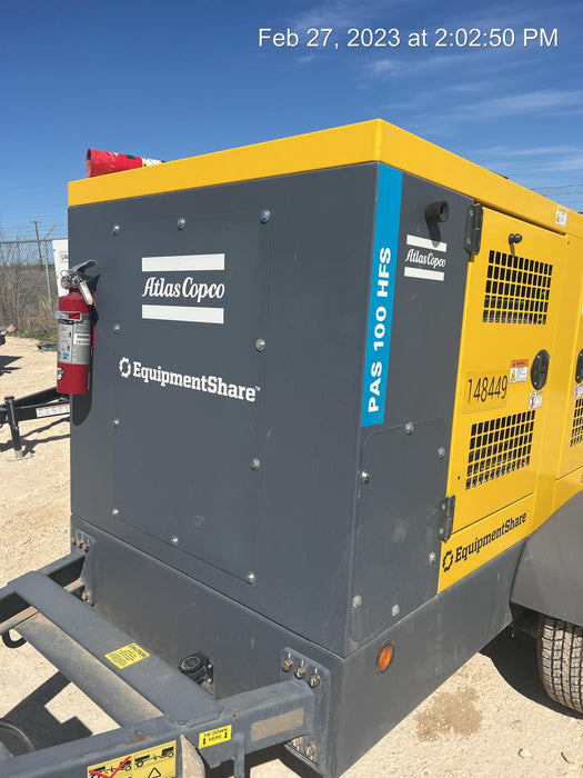 2021 ATLAS COPCO PAS 100 HF CS Enclosed