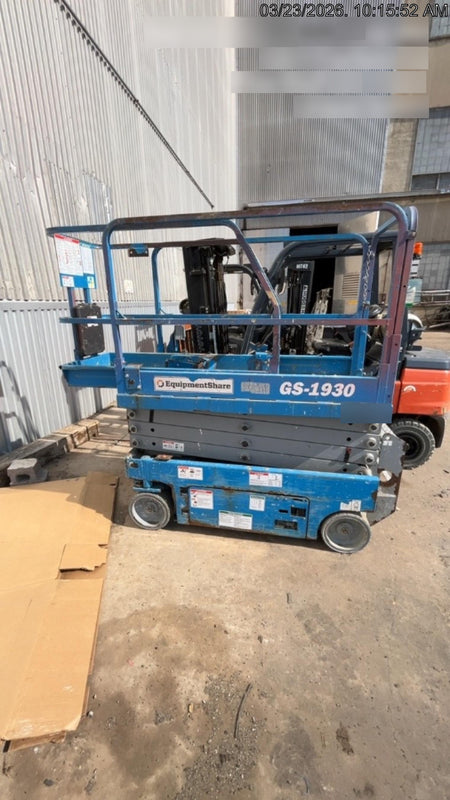 2018 Genie GS-1930 Genie GS-1930 Scissor Lift w/Standard Options