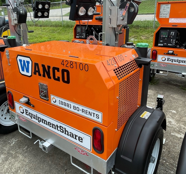2024 Wanco WLTT-4MM4K Diesel, Deep Sea Controller, Shore Power Plug, Auto Start, (4) 350W LED Floodlights, 4kW Generator, 60 Gal Fuel Tank, 2" Ball, T3