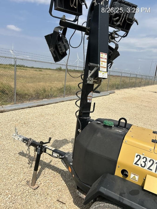 2022 Allmand NLV3GR (4) LED Light Fixture 350W, 23' Vertical Mast, 3kW Prime, Towable, Deep Sea L401, Leveling Jacks, Yanmar T4F 5.8hp