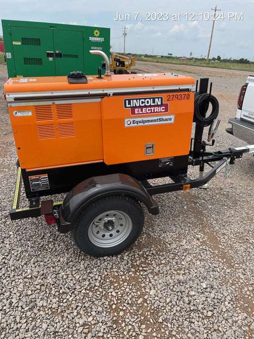 2022 Lincoln Electric LE400 Kubota V1505, Trlr, Cable Rack, Light Kit, ES Decals, T3