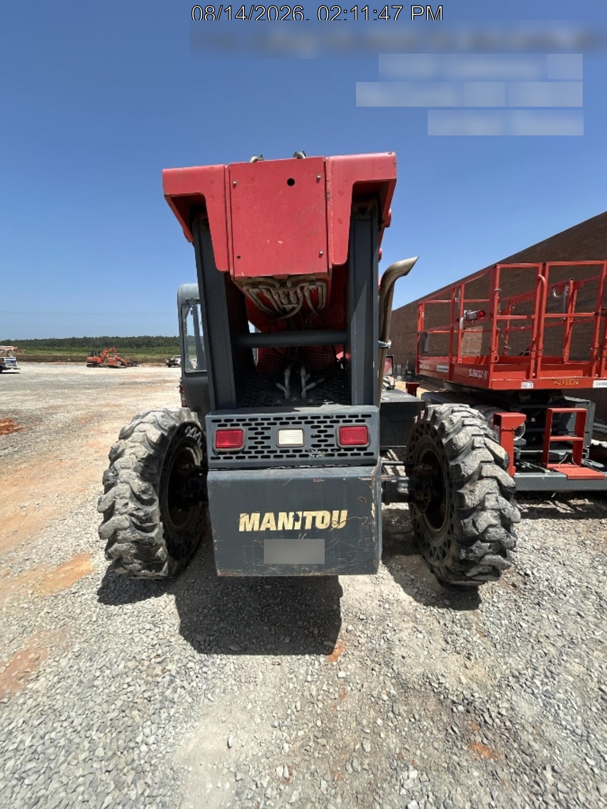 2018 Manitou MTA10055 MTA10055 - Canopy, Worklights, Beacon, 66" Carriage, 60" Forks, Solid Tires, Aux Hydraulics