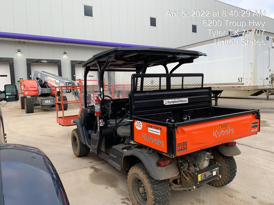 2022 Kubota RTV-X1140W-H Plastic Canopy, Windshield Acrylic Clear, LED Strobe Light, Wire Harness Kit, Back up Alarm