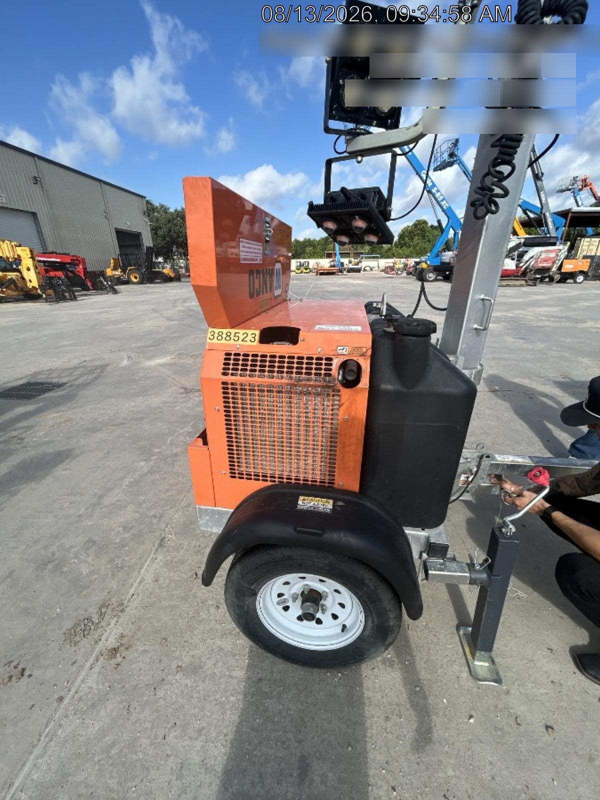 2024 Wanco WLTT-4MM4K Diesel, Deep Sea Controller, Shore Power Plug, Auto Start, (4) 350W LED Floodlights, 4kW Generator, 60 Gal Fuel Tank, 2" Ball, T3