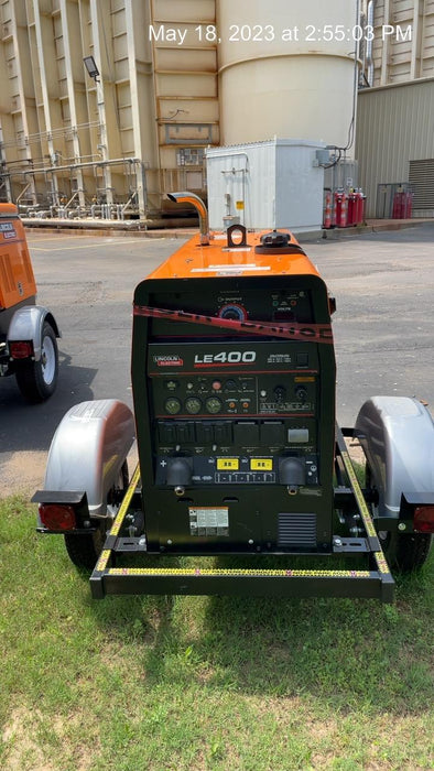 2022 Lincoln Electric LE400 Kubota V1505, Trlr, Cable Rack, Light Kit, ES Decals, T3