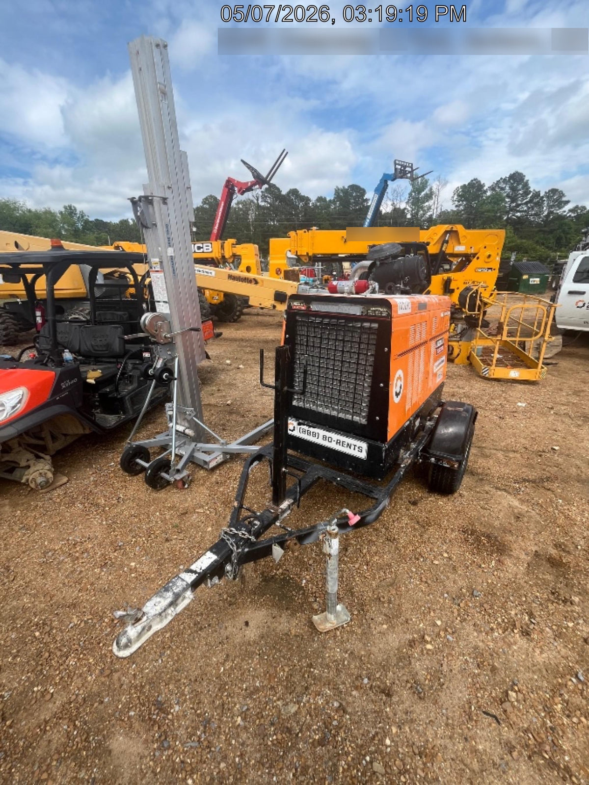 2021 Lincoln Electric Vantage 549X Ready Pak 3, ORANGE (includes trailer, cable rack, fender light kit)