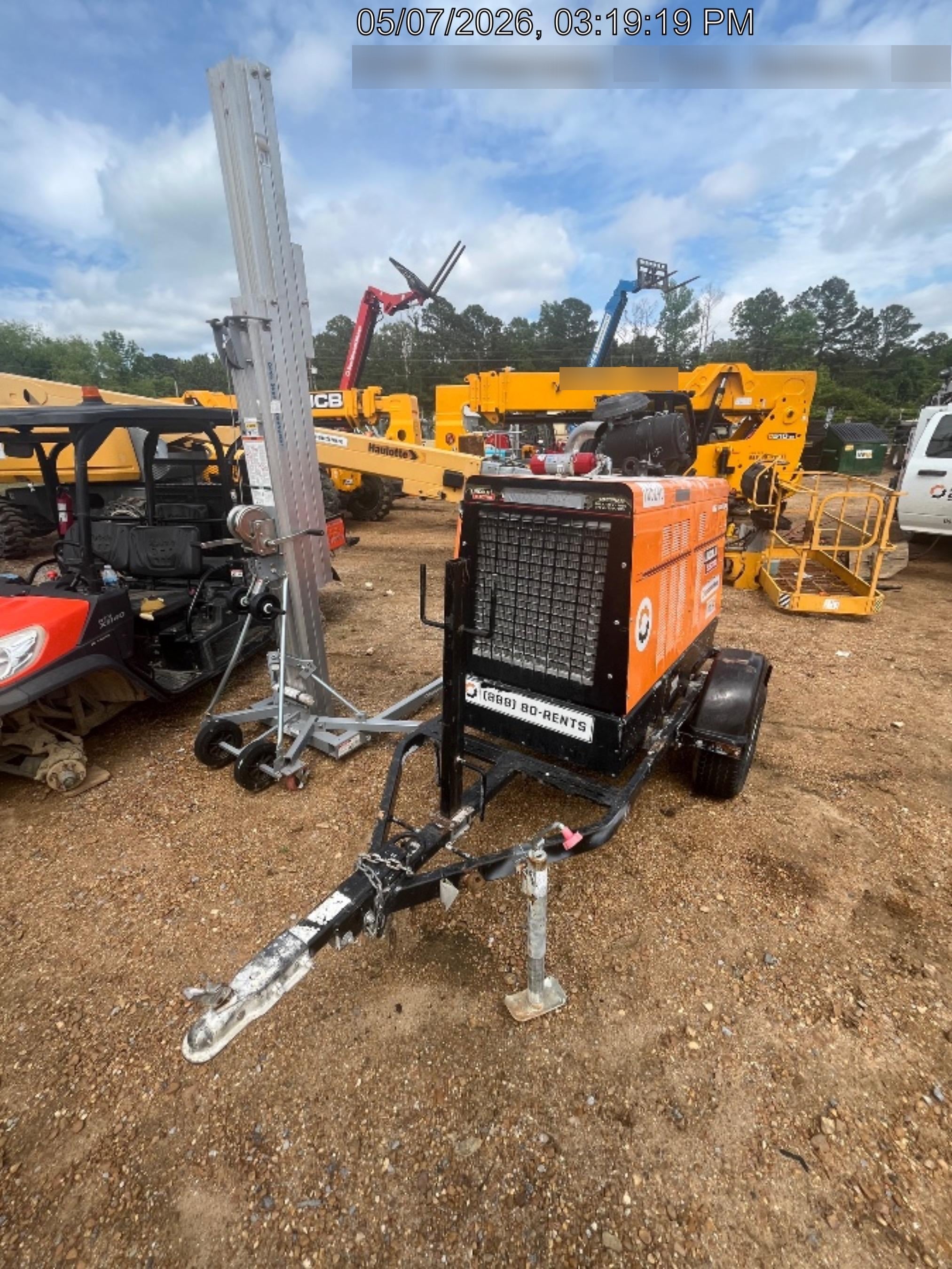 2021 Lincoln Electric Vantage 549X Ready Pak 3, ORANGE (includes trailer, cable rack, fender light kit)