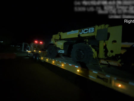 2020 JCB 510-56 Cab/Heat/Air, 74 HP, Solid Tires, STD Worklight, Beacon, Aux Hydraulics, Lifting Eye, Back up Alarm w/66" Carriage/60" Forks