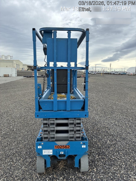 2020 Genie GS-1930 Solid Non Marking Tires, Beacon, Folding rails with half height swing gate, 800W Inverter