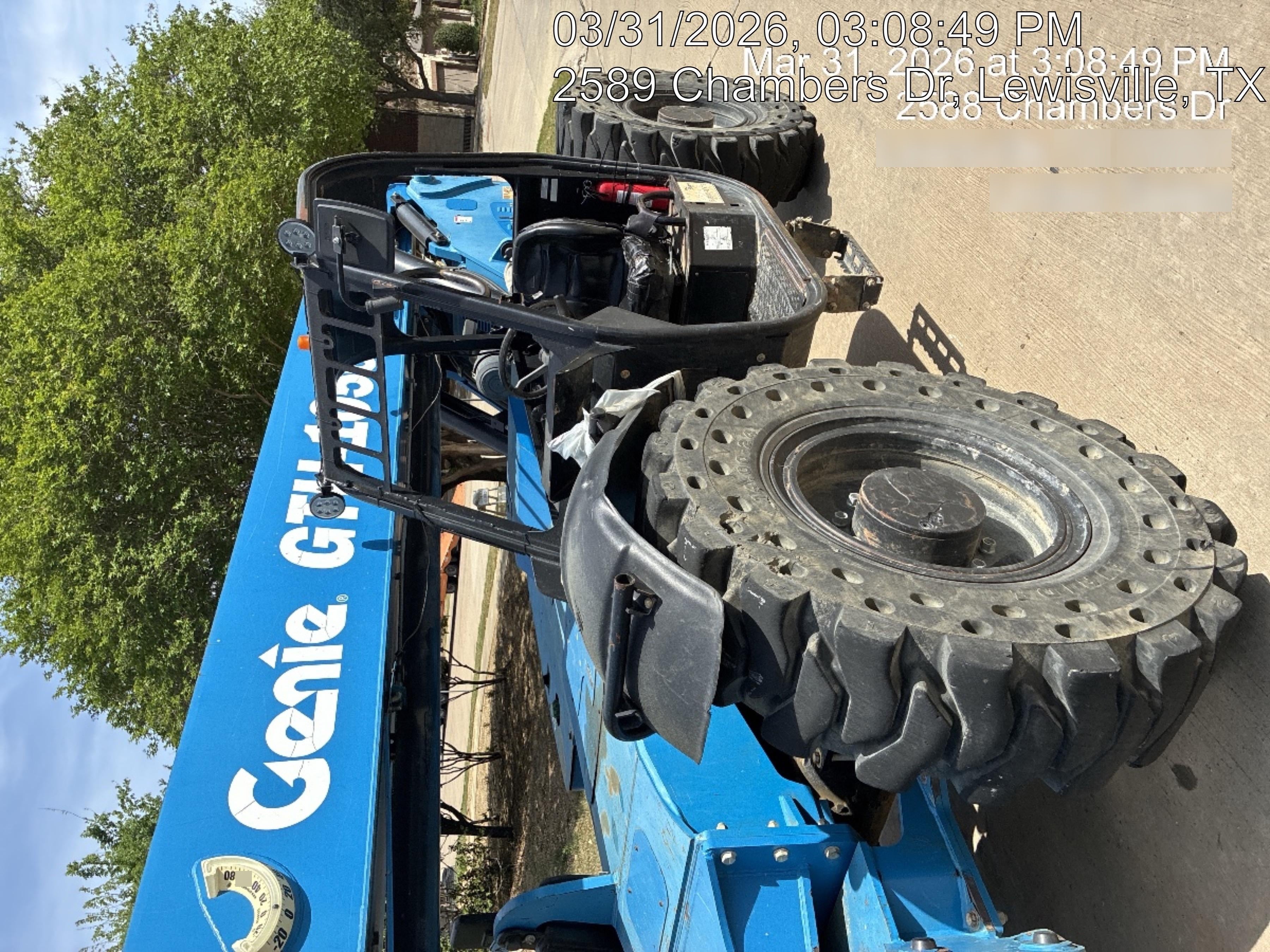 2017 Genie GTH-1056 Genie GTH1056, Solid Tires, 60" carriage, Light Kit, Open ROPS
