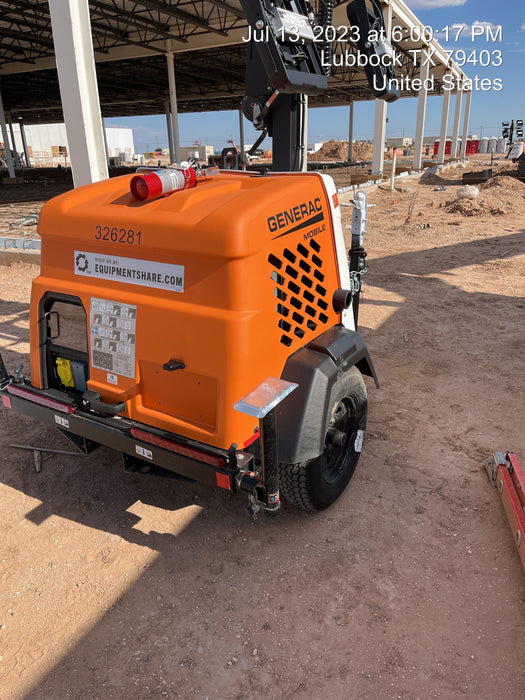 2023 Generac MLT2 Diesel, Flex Switch 120V Input, Powerzone Controller, (4) 320W LED Lights, 4kW Generator, 39.9 Gal Fuel Tank, 2" Ball, T3