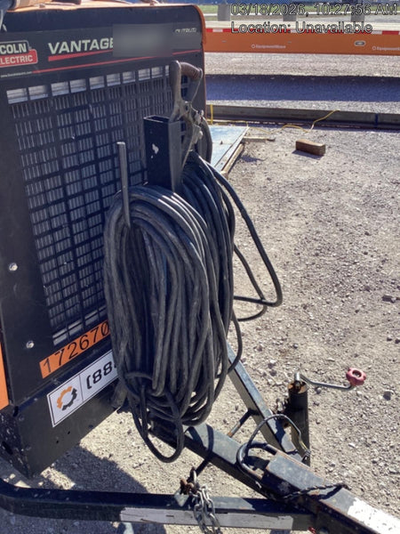 2021 Lincoln Electric Vantage 549X Ready Pak 3, ORANGE (includes trailer, cable rack, fender light kit)