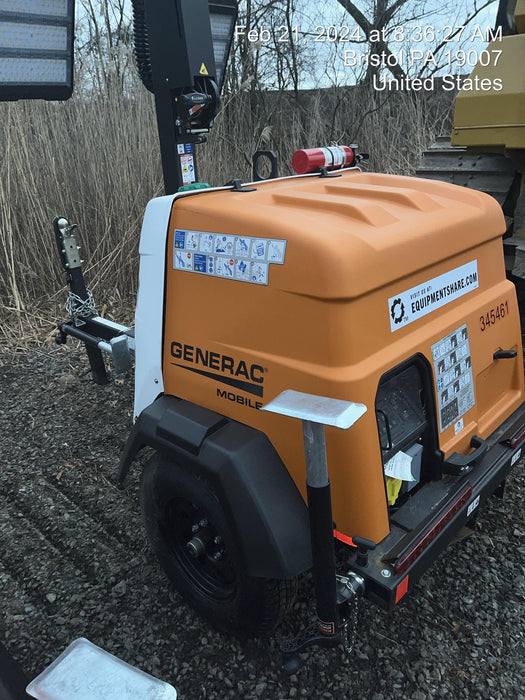 2023 Generac MLT2 Diesel, Flex Switch 120V Input, Powerzone Controller, (4) 320W LED Lights, 4kW Generator, 39.9 Gal Fuel Tank, 2" Ball, T3
