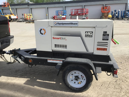 2020 Multiquip DLW400ESA4 400 amp Welder, 14kW, 120/240V, T4F Kubota, Trailer
