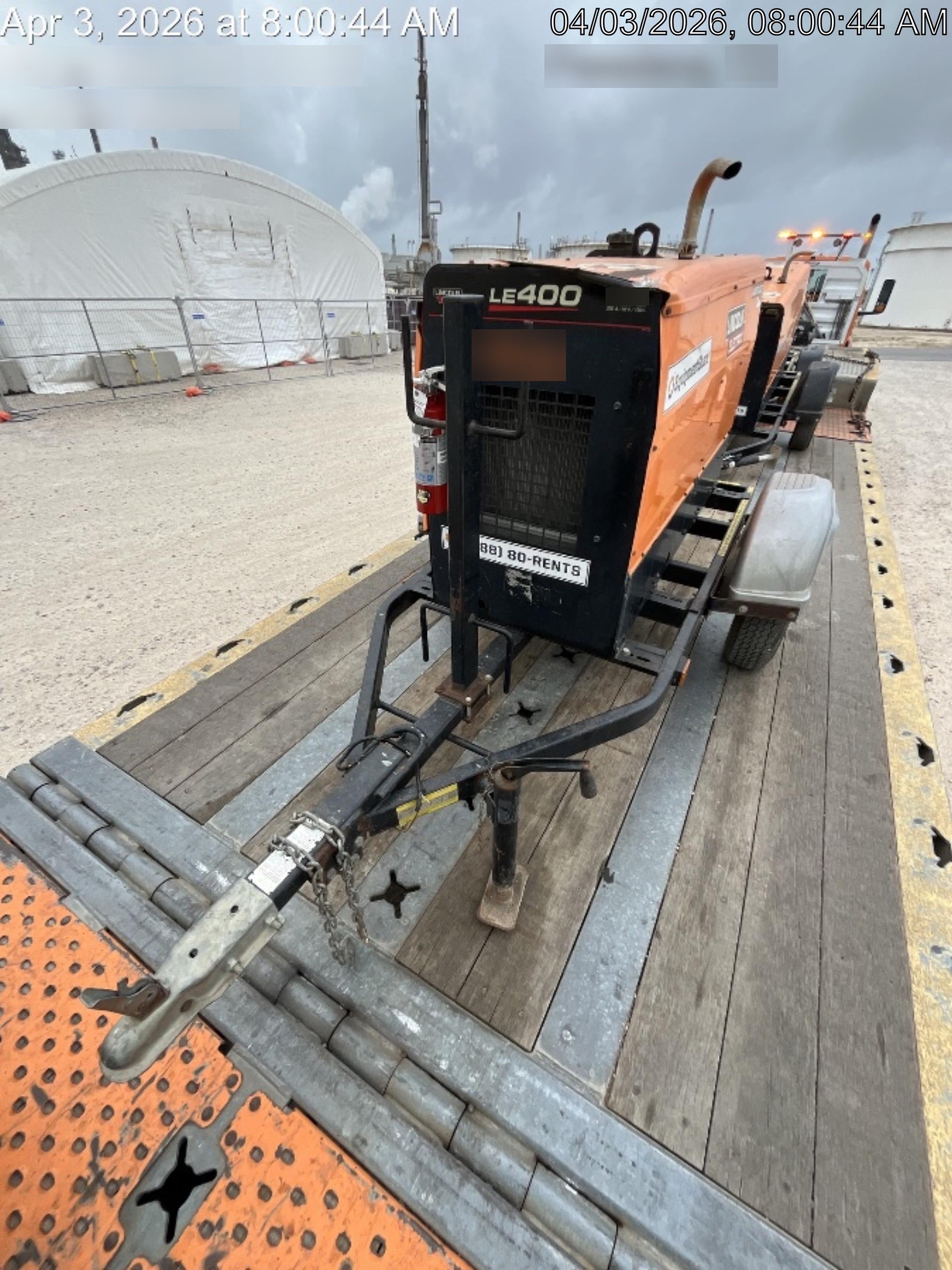 2022 Lincoln Electric LE400 Kubota V1505, Trlr, Cable Rack, Light Kit, ES Decals, T3