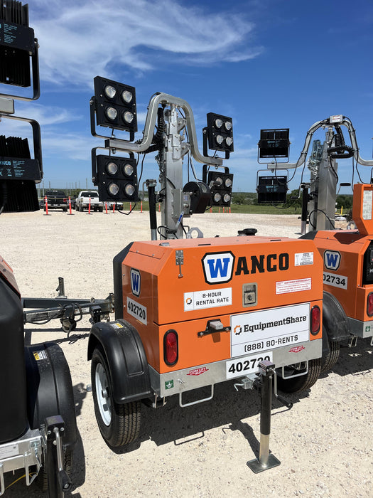 2024 Wanco WLTT-4MM4K Diesel, Deep Sea Controller, Shore Power Plug, Auto Start, (4) 350W LED Floodlights, 4kW Generator, 60 Gal Fuel Tank, 2" Ball, T3