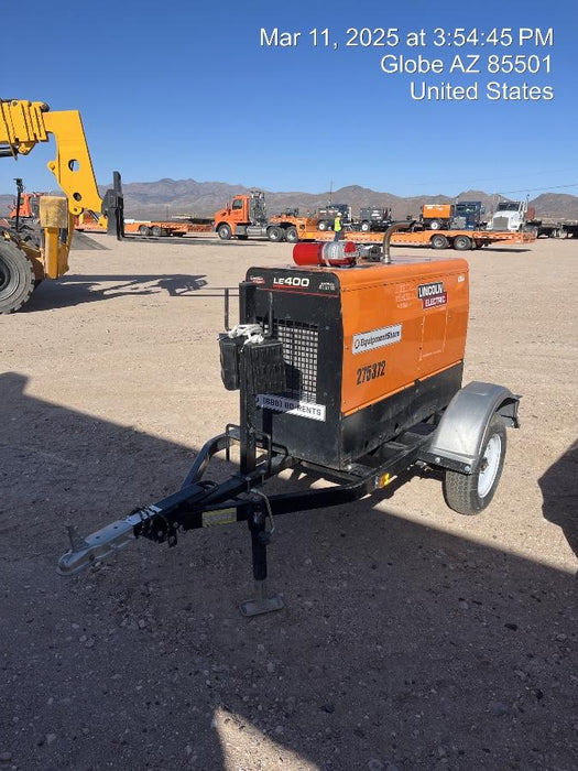 2022 Lincoln Electric LE400 Kubota V1505, Trlr, Cable Rack, Light Kit, ES Decals, T3