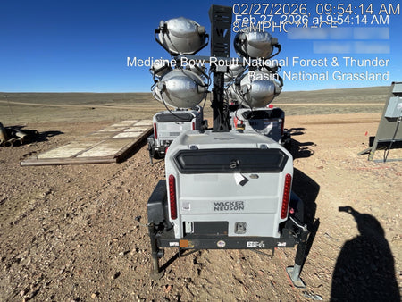 2018 Wacker Neuson LTV6L-MH Wacker Neuson LTV6L Mobile Light Tower w/Fuel Level Sensor Installed