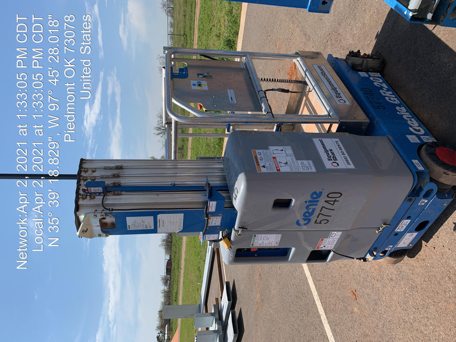 2019 GENIE GR-20