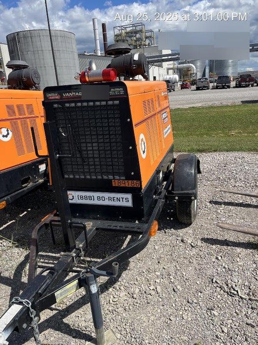 2021 Lincoln Electric Vantage 549X Ready Pak 3, ORANGE (includes trailer, cable rack, fender light kit)