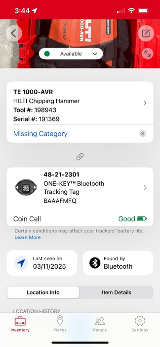 2022 HILTI TE 1000-AVR
