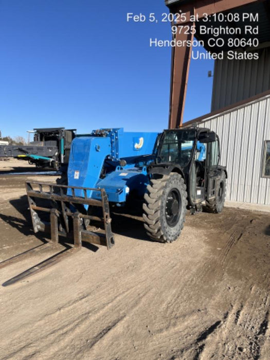 2019 Genie GTH-844 Cab/Heat/AC, Solid RT Tires, LED Work Lights, Beacon 60" QA Carriage, 48" Forks