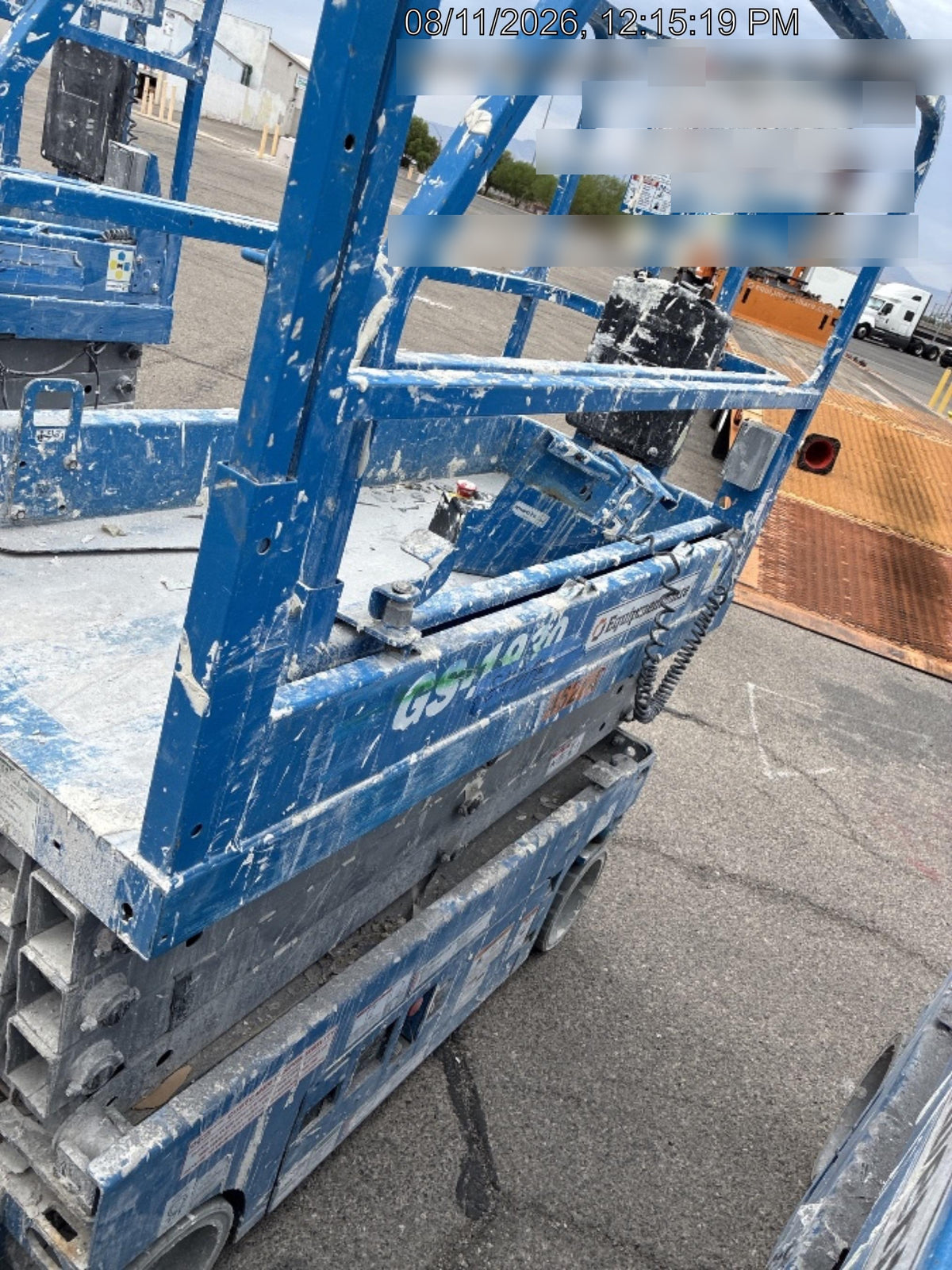 2019 Genie GS-1930 Fixed rails with chain Entry