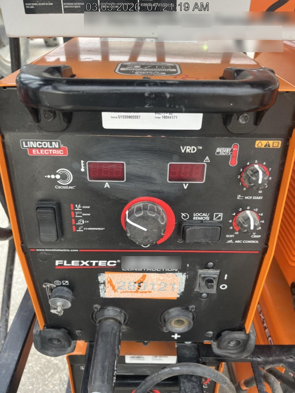 2022 LINCOLN ELECTRIC FLEXTEC 350X
