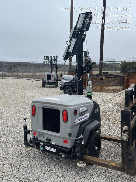 2024 Wacker Neuson LTT4 Diesel, Kohler KDW702, Deep Sea Controller, Auto Start, LED 320W, Bypass Outlet, T3