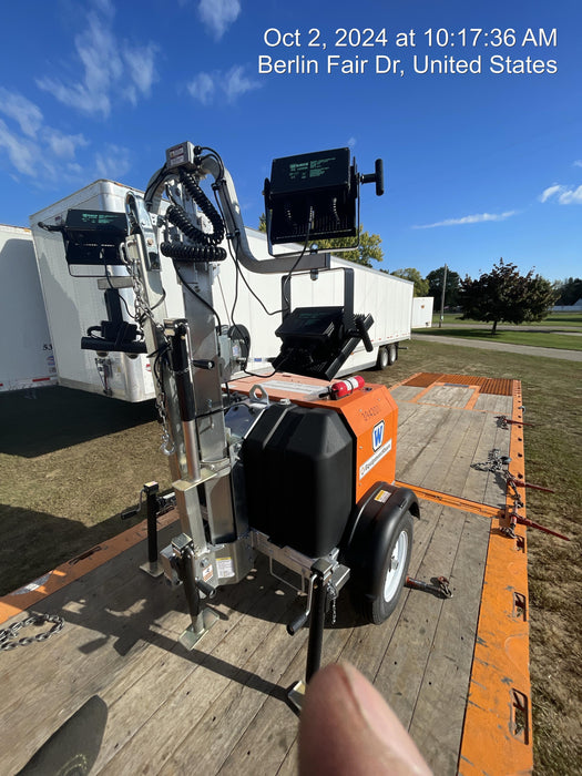 2024 Wanco WLTT-4MM4K Diesel, Deep Sea Controller, Shore Power Plug, Auto Start, (4) 350W LED Floodlights, 4kW Generator, 60 Gal Fuel Tank, 2" Ball, T3