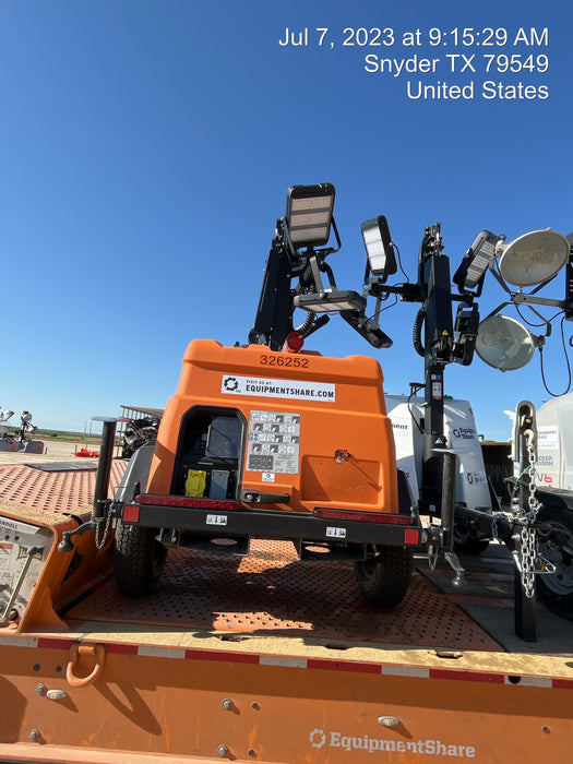 2023 Generac MLT2 Diesel, Flex Switch 120V Input, Powerzone Controller, (4) 320W LED Lights, 4kW Generator, 39.9 Gal Fuel Tank, 2" Ball, T3