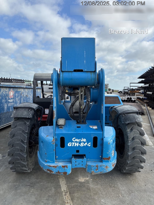 2018 Genie GTH-844 Genie GTH-844 w/Open ROPS, Solid Tires, beacon/work lights, 60" carriage/forks