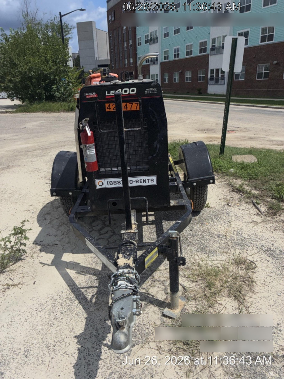 2024 Lincoln Electric LE400 Kubota V1505, Trlr, Cable Rack, Light Kit, ES Decals, T3