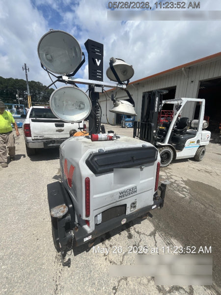 2018 Wacker Neuson LTV6L-MH Wacker Neuson LTV6L Mobile Light Tower w/Fuel Level Sensor Installed