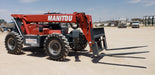 2018 Manitou 12042 Manitou MTA 12042 w/Open ROPS, Work Lights/Strobe, Aux Hyd, Solid Tires, Lift Hook, 66" Carriage, 72" Forks, Outriggers