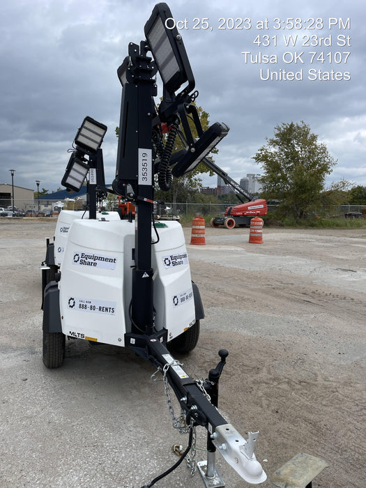 2023 Generac MLT2 Diesel, Flex Switch 120V Input, Powerzone Controller, (4) 320W LED Lights, 4kW Generator, 39.9 Gal Fuel Tank, 2" Ball, T3