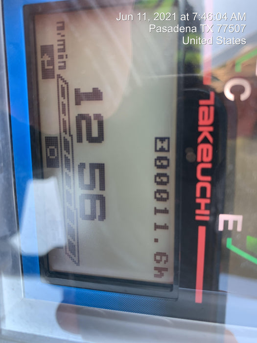 2021 TAKEUCHI TB250-2