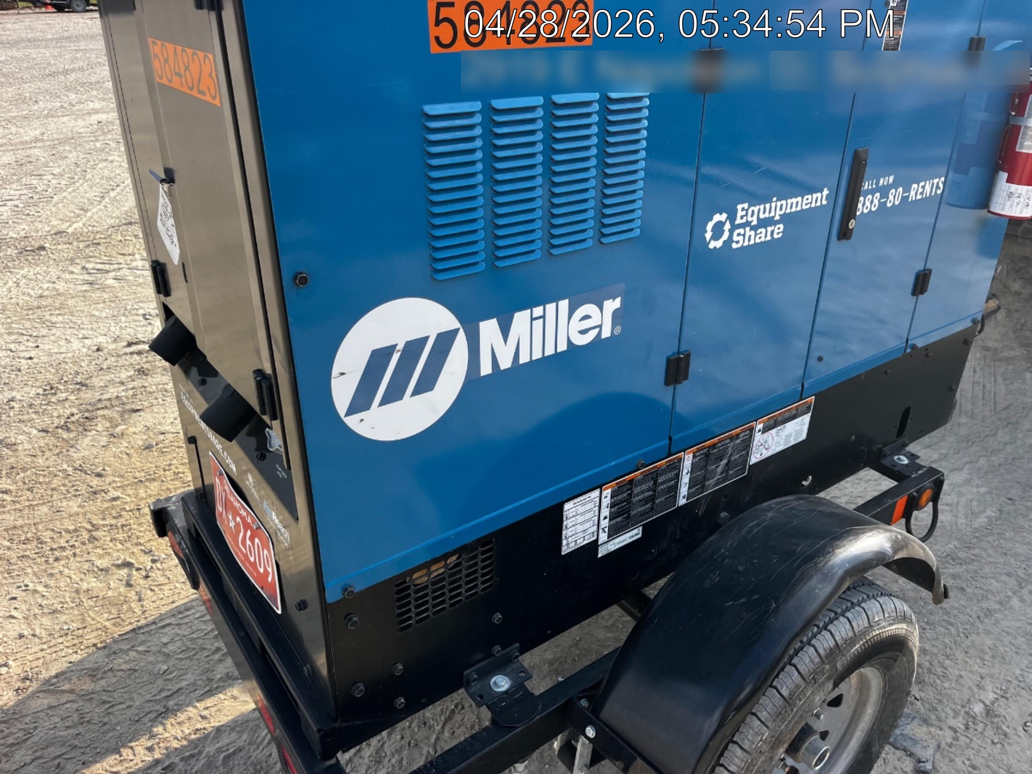 2025 MILLER ELECTRIC BIG BLUE 500