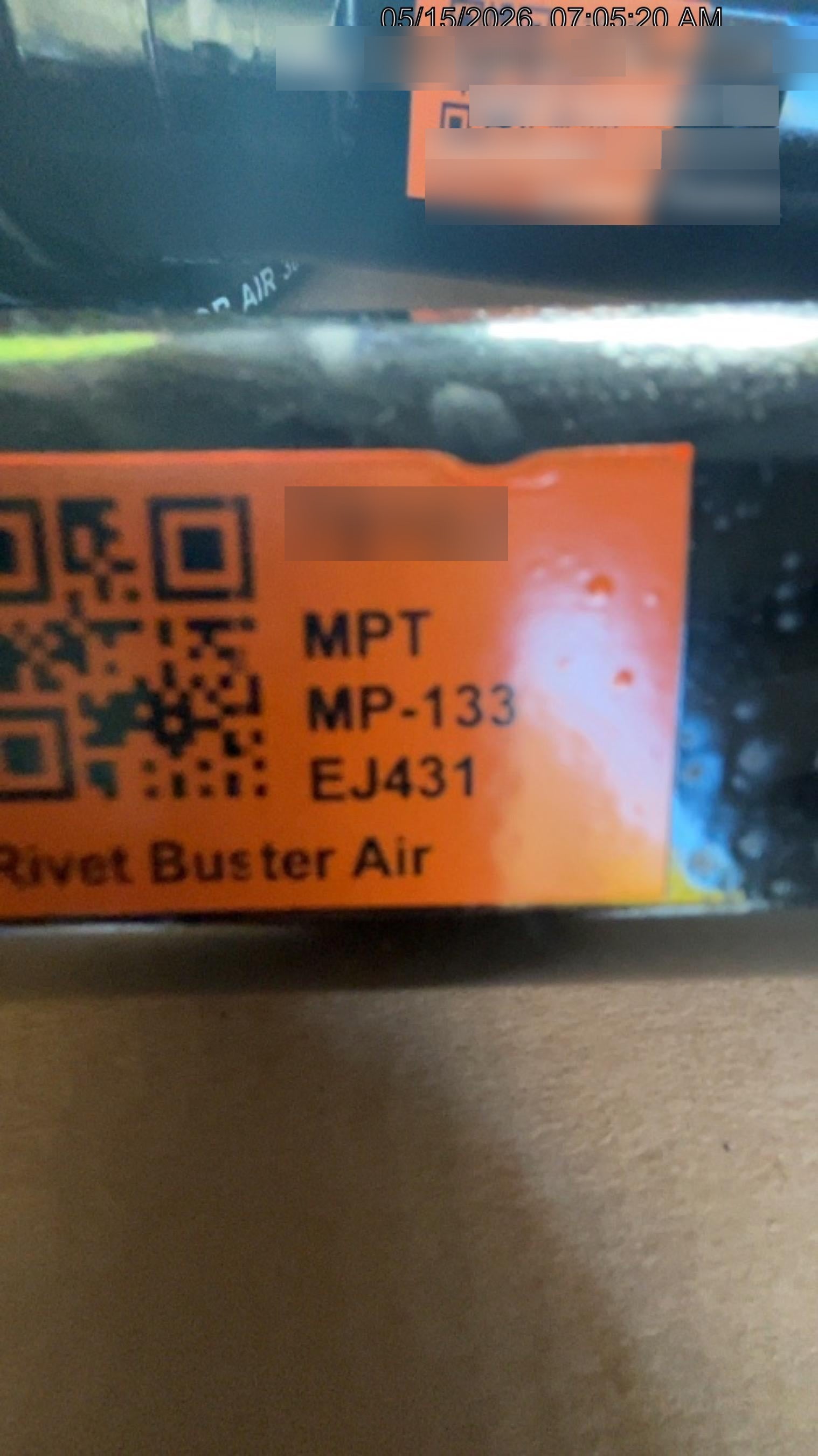 2020 MICHIGAN PNEUMATIC MP-133-ORANGE-NEP