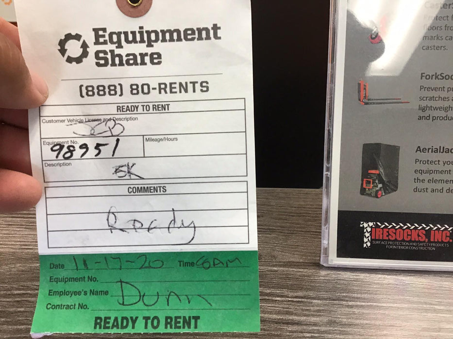 2020 JCB 505-20TC Cab/Heat/Air, Solid Tires, Work Lights, Beacon, Aux Hydraulics, Back up Alarm, ES Decals